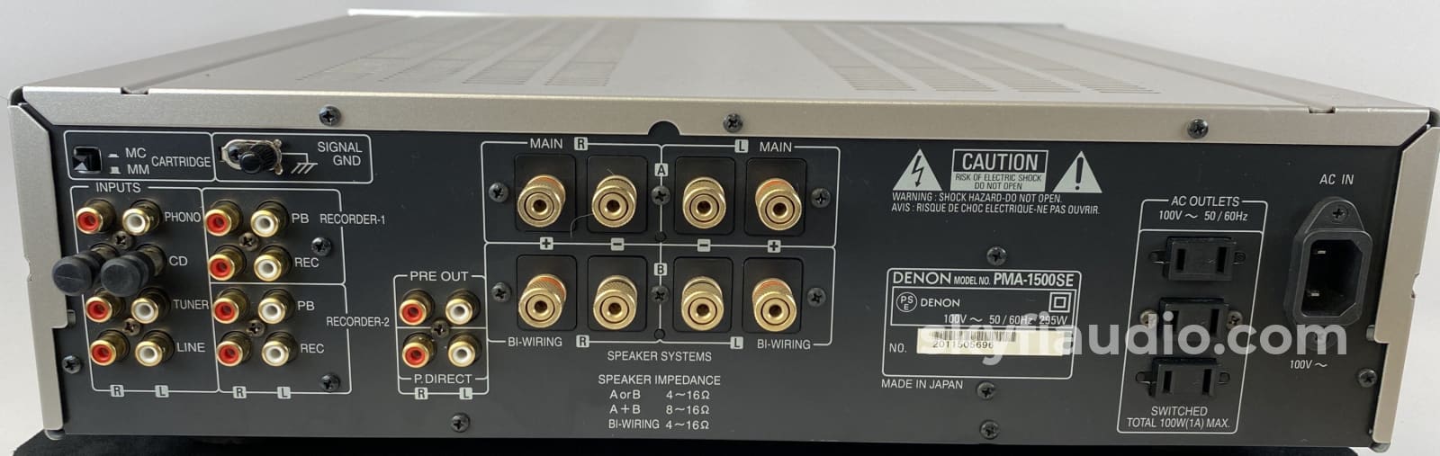 Denon Pma-1500Se Integrated Amplifier With Mm Or Mc Phono Input