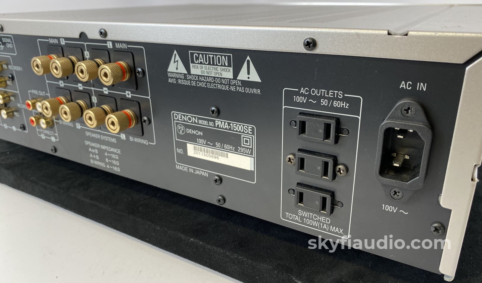 Denon Pma-1500Se Integrated Amplifier With Mm Or Mc Phono Input