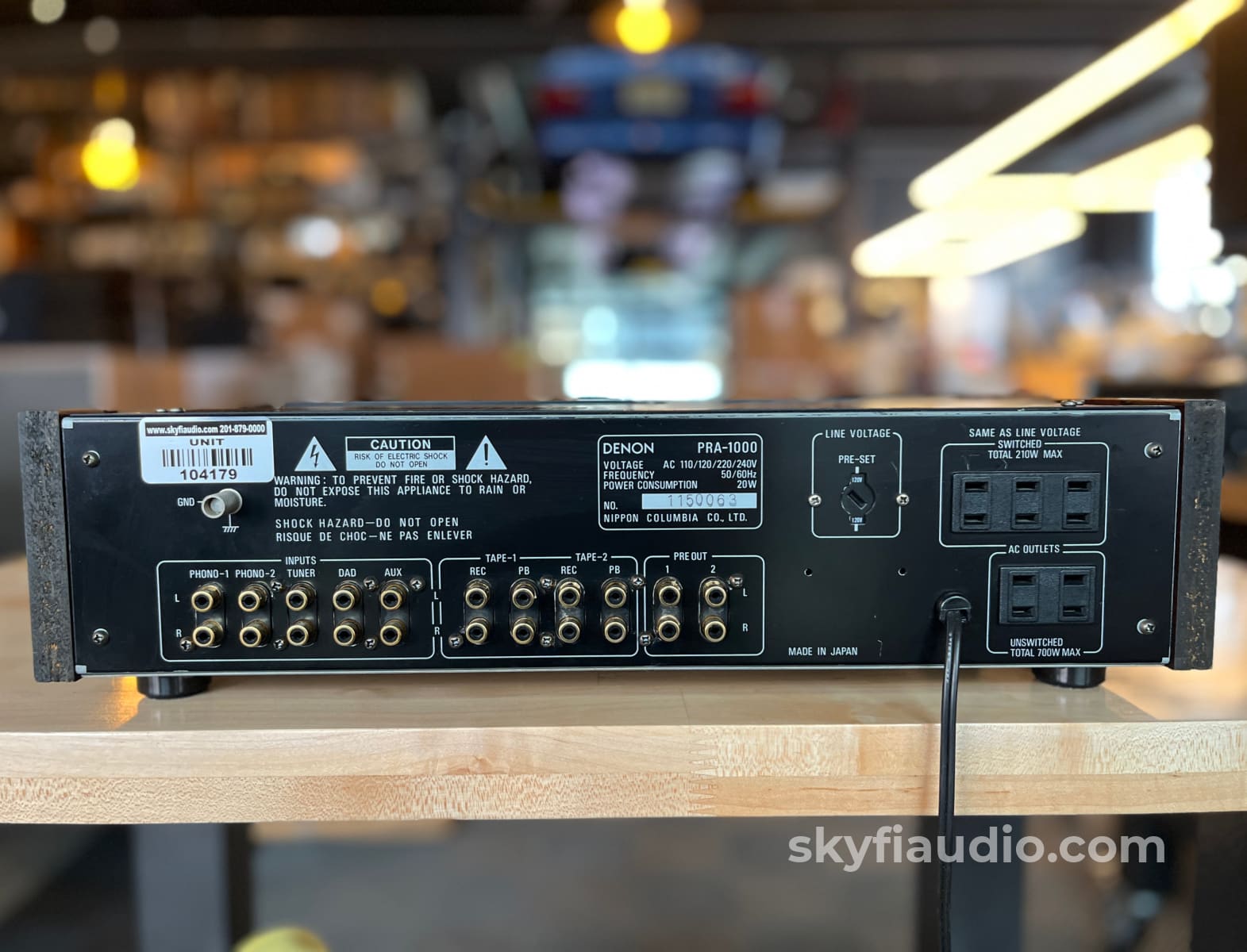 Denon PRA-1000 Vintage Preamplifier w/MM and MC Phono Stage