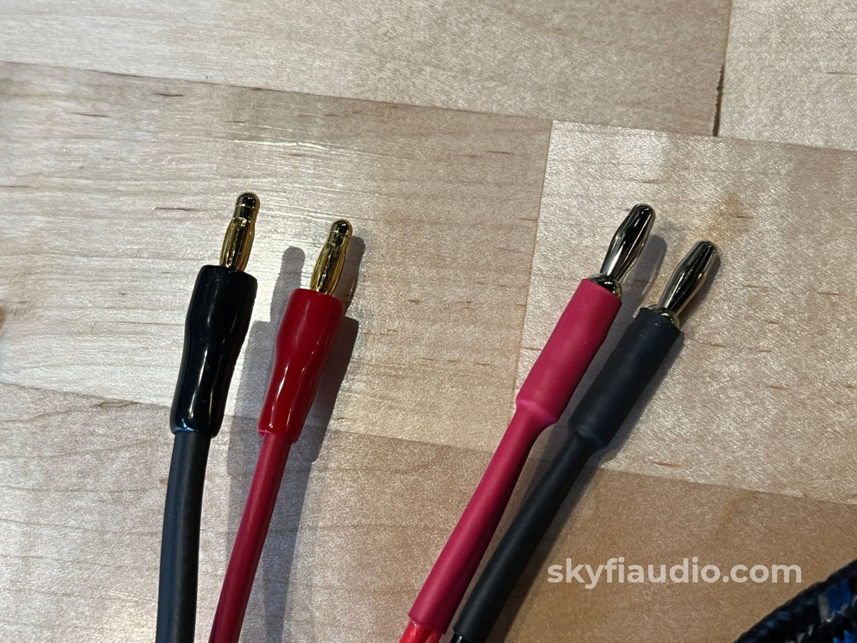 DH-Labs Silver sonic Q-10 Signature Speaker Cable - 6ft Pair (Banana) Cables