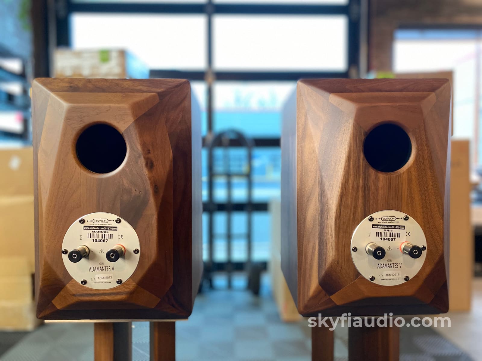 Diapason Adamantes V Speakers With Stands - Hand Crafted In Italy