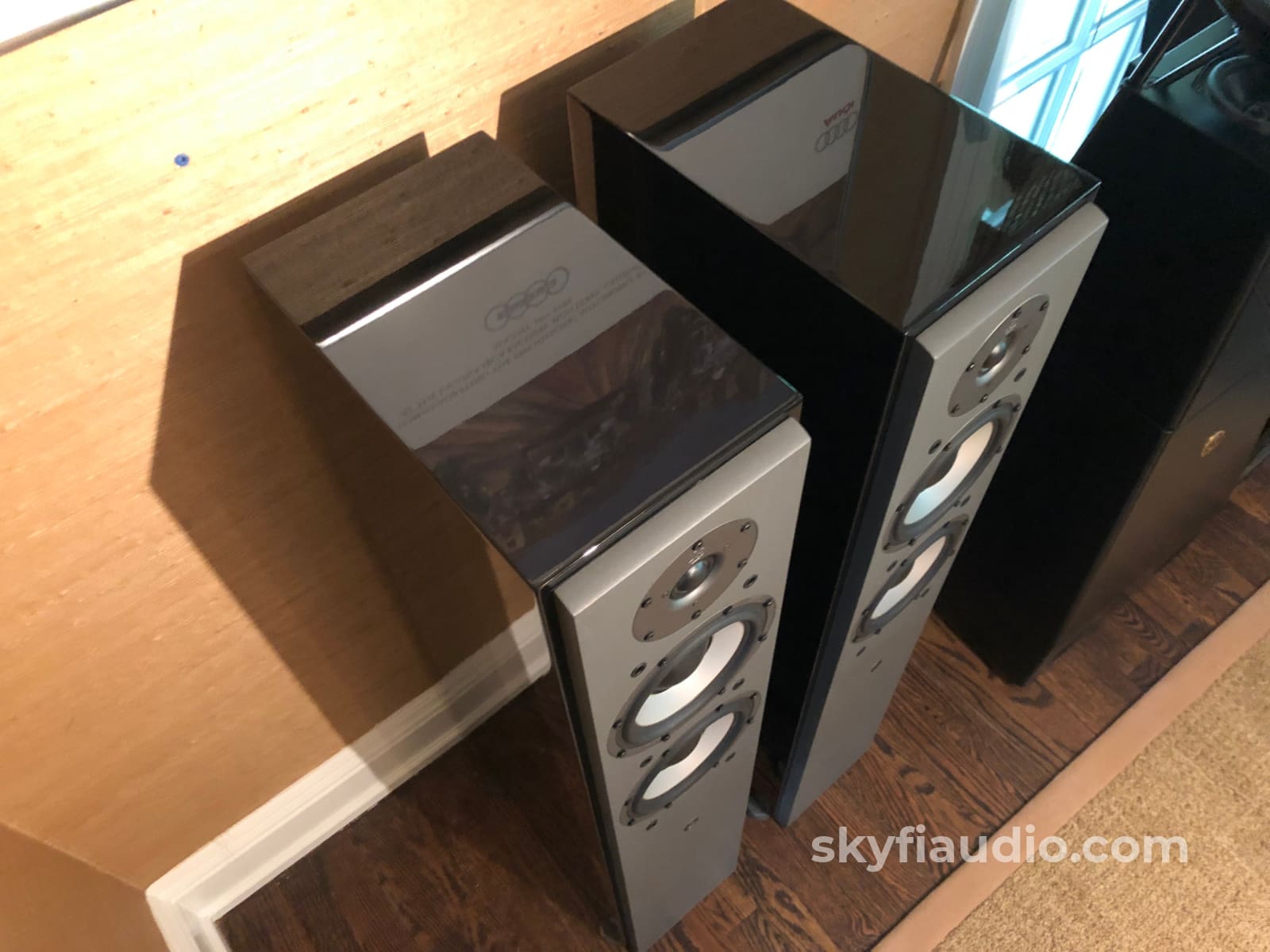 Dls M66 Full Range Speakers In Gloss Black - Rare