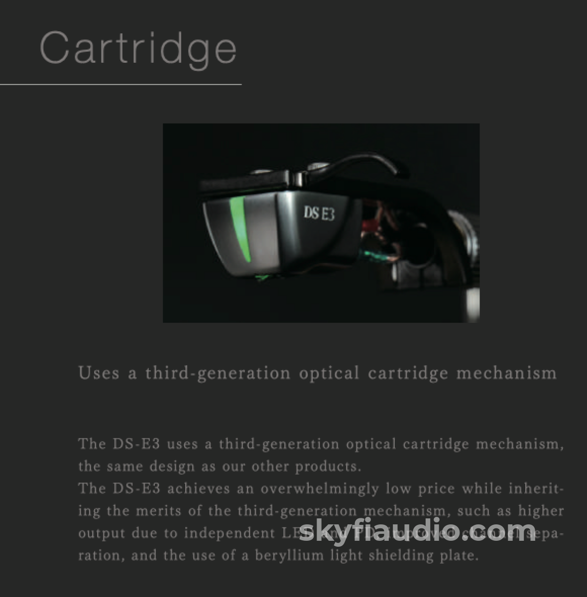 Ds Audio Ds3 Optical Phono Cartridge System