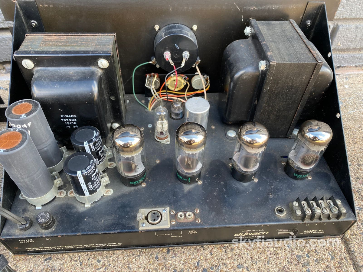 Dynaco Mark Vi Vintage Monoblock Tube Amplifier Pair 120W