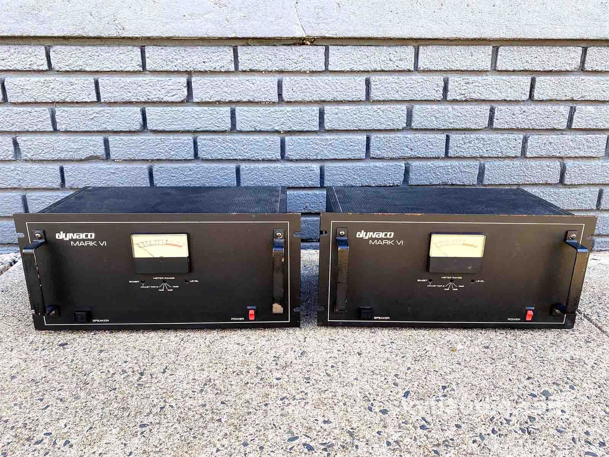 Dynaco Mark Vi Vintage Monoblock Tube Amplifier Pair 120W