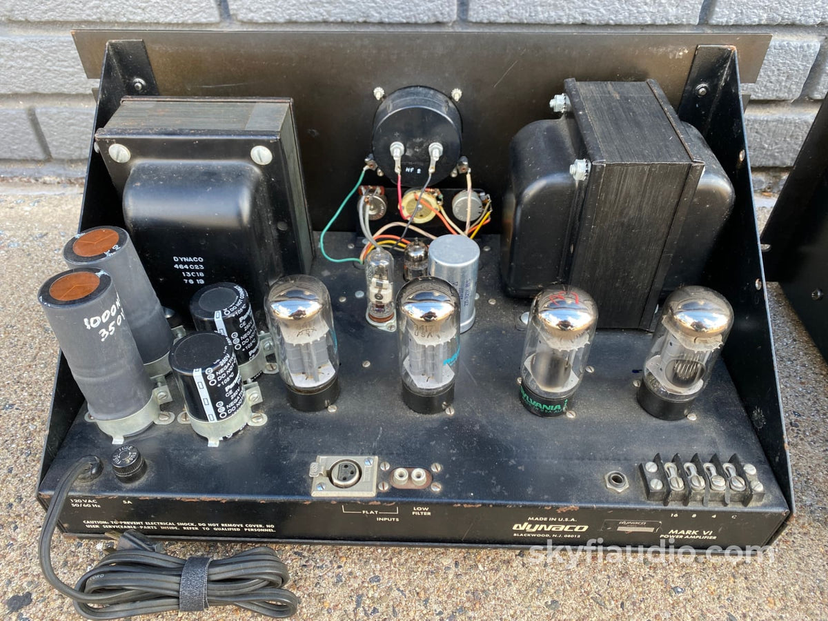 Dynaco Mark Vi Vintage Monoblock Tube Amplifier Pair 120W