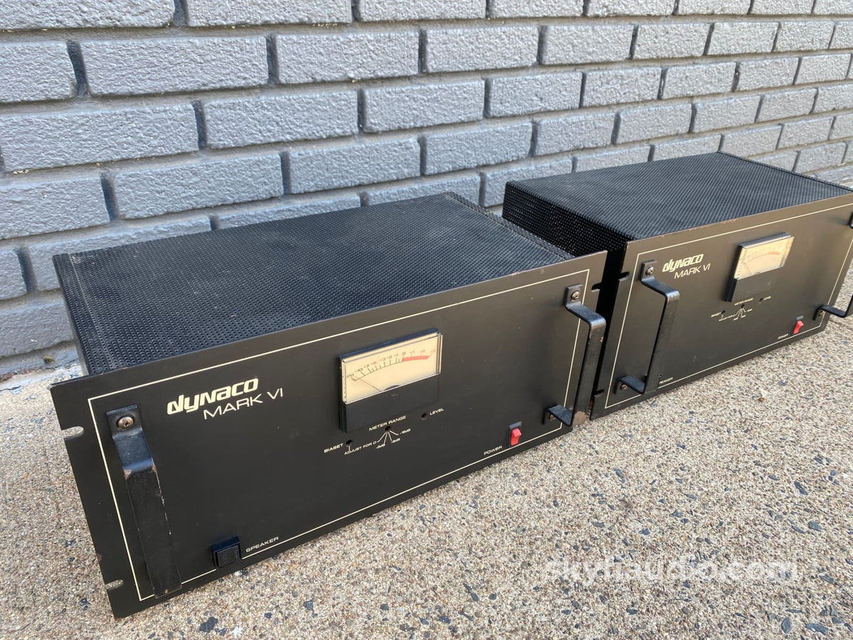 Dynaco Mark Vi Vintage Monoblock Tube Amplifier Pair 120W