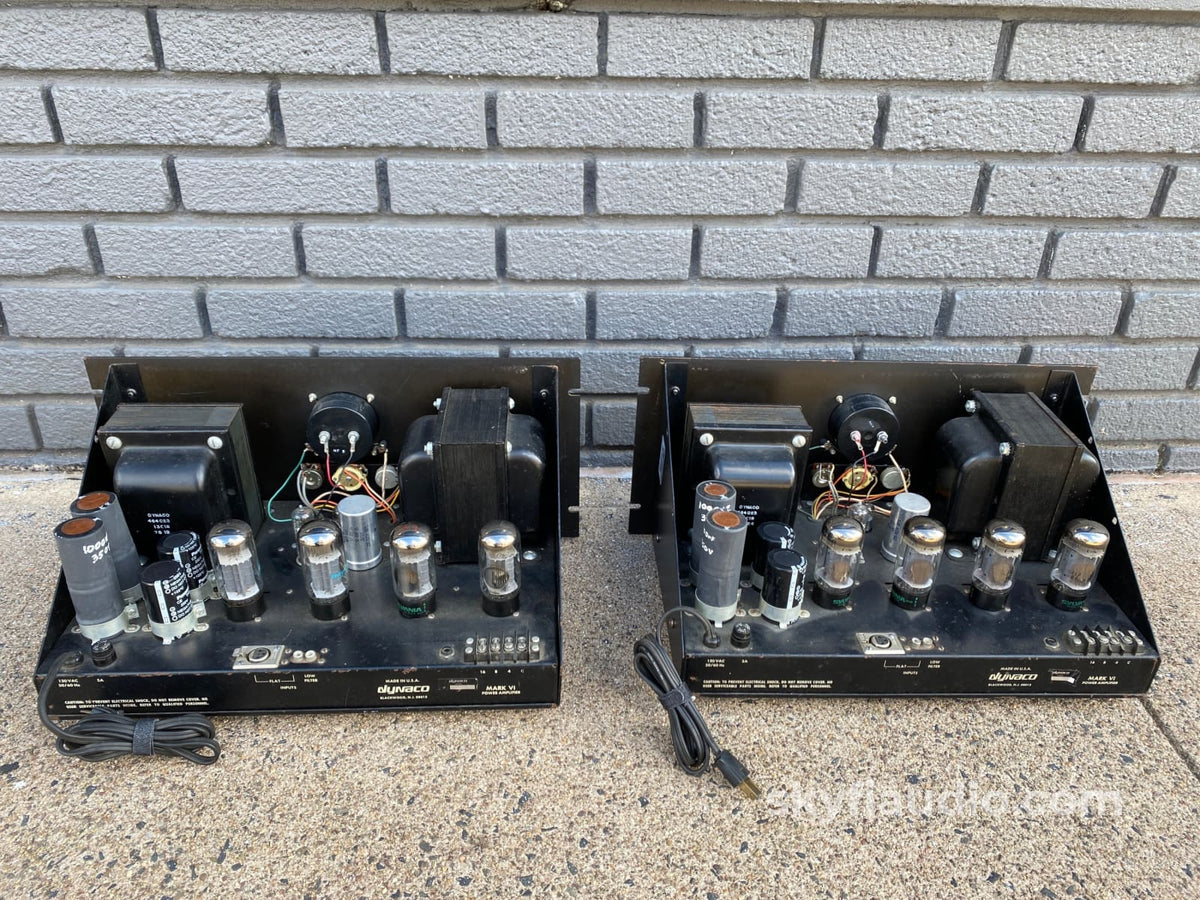 Dynaco Mark Vi Vintage Monoblock Tube Amplifier Pair 120W