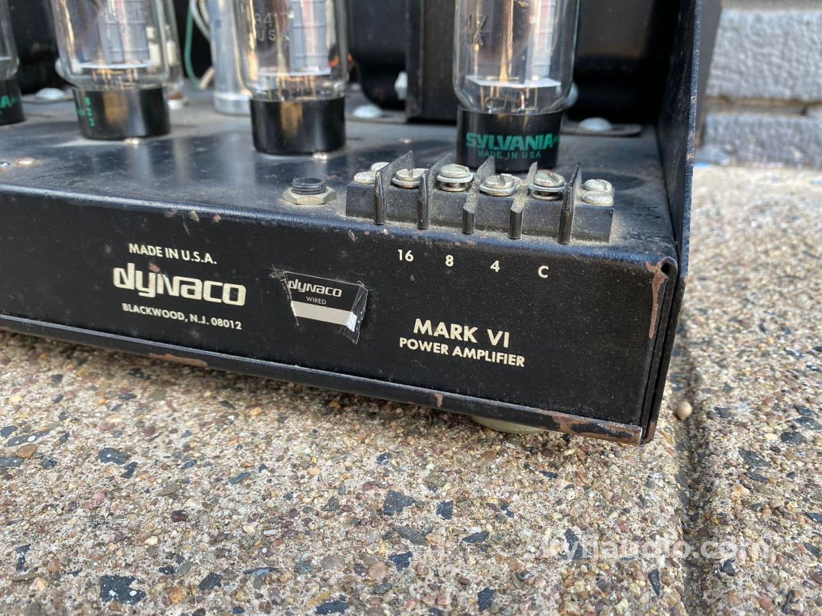 Dynaco Mark Vi Vintage Monoblock Tube Amplifier Pair 120W