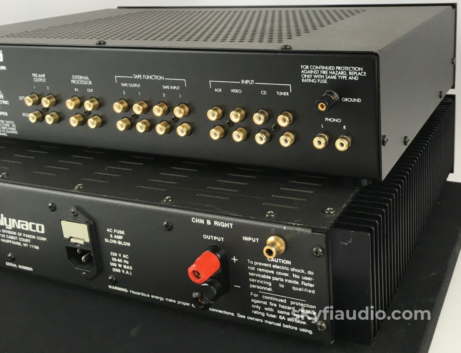 Dynaco Pas-4 Tube Preamp And Stereo 400 Series Ii Solid State Amp Combo Amplifier