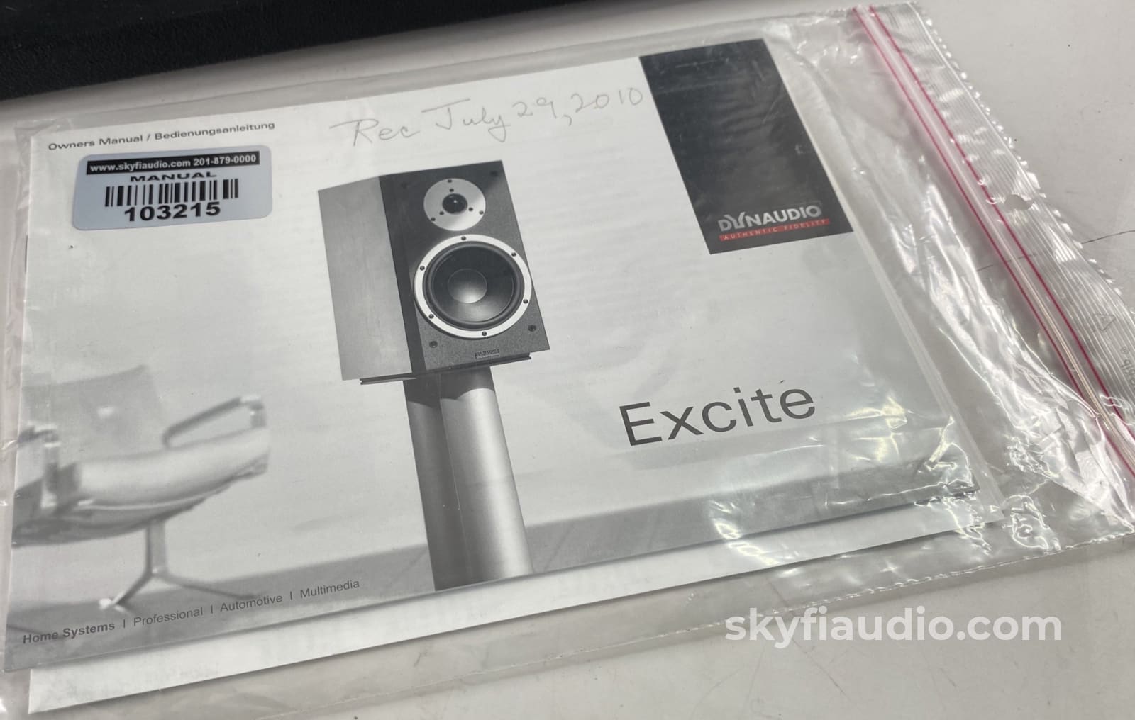 Dynaudio Excite X12 Speakers with Boxes