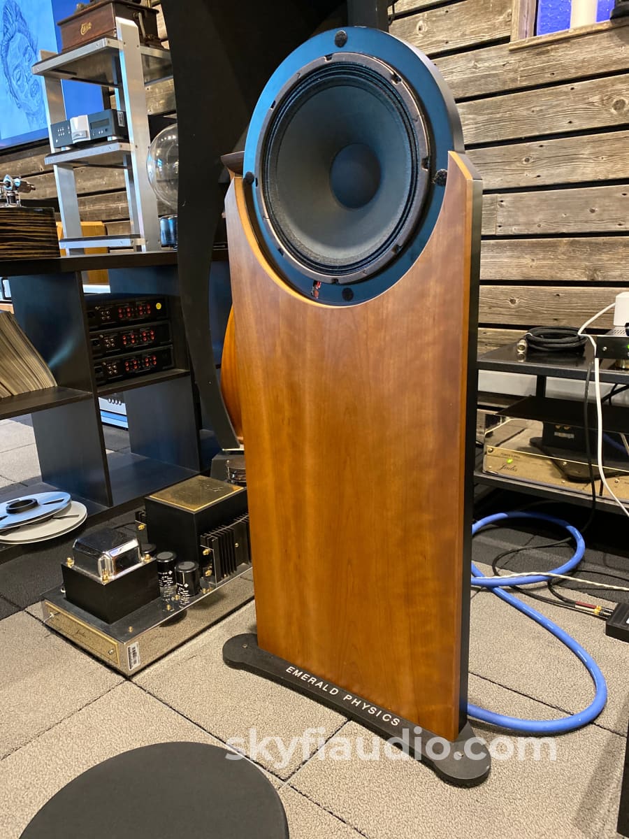 Emerald Physics Cs3 Infinite Baffle Speakers With Active Eq Box And Rel Subwoofer