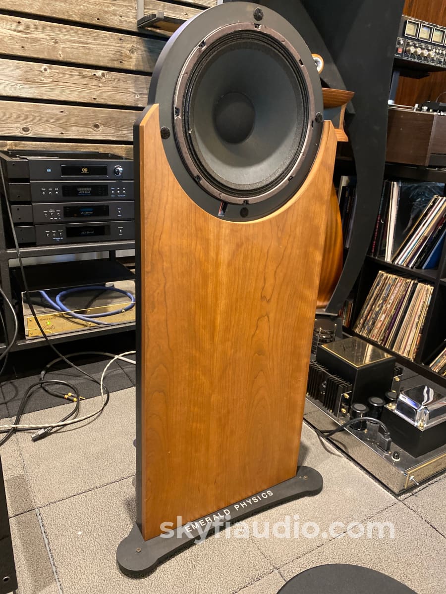 Emerald Physics Cs3 Infinite Baffle Speakers With Active Eq Box And Rel Subwoofer