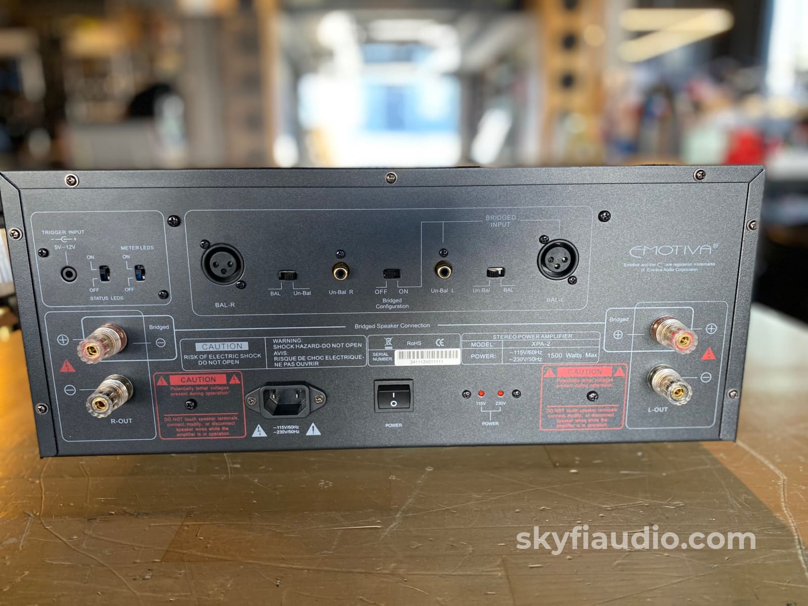 Emotiva Xpa-2 (Gen 1) Stereo Amplifier 250Wx2 With Vu Meters Recaueuhnjytoagny