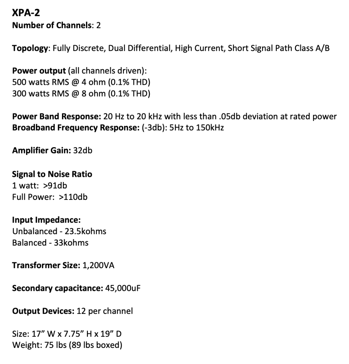 Emotiva Xpa-2 (Gen 1) Stereo Amplifier 250Wx2 With Vu Meters Recaueuhnjytoagny