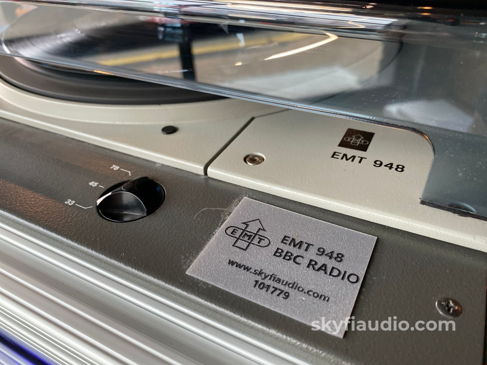Emt 948 Vintage Studio Turntable From The Bbc - One Of A Kind Skyfi Custom Build!