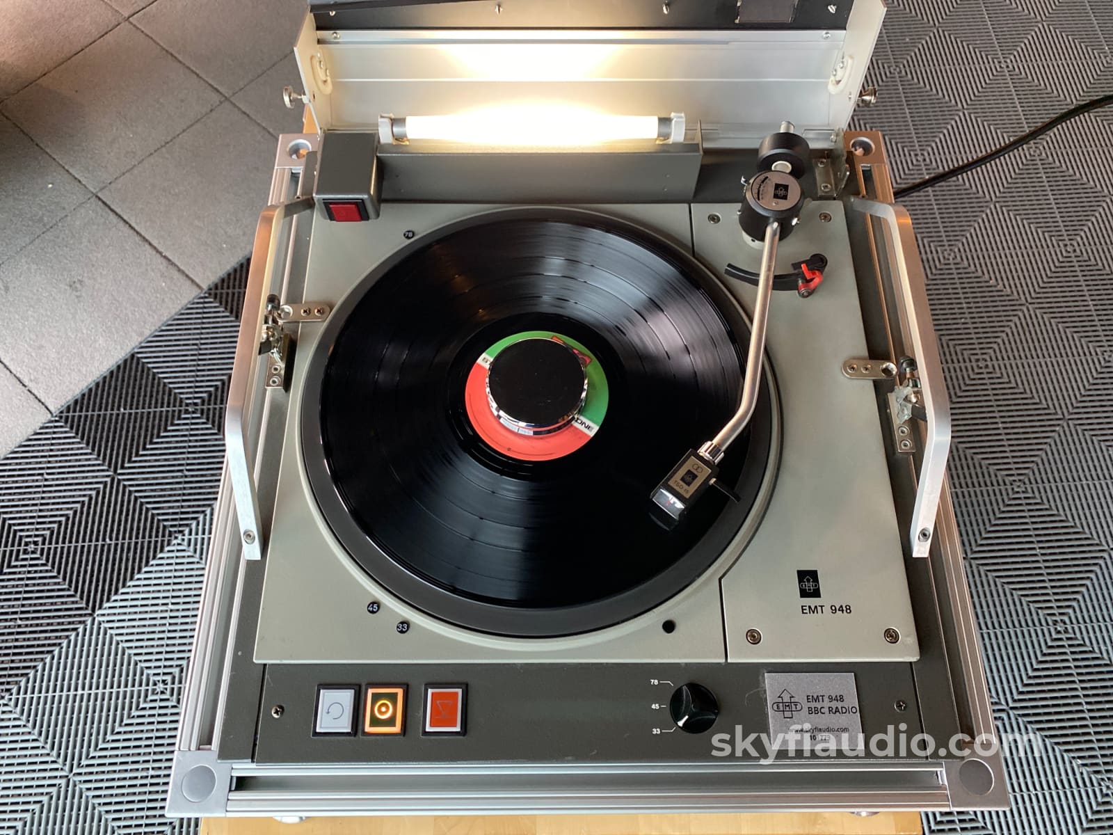 EMT 948 Vintage Studio Turntable from the BBC - One of a Kind SkyFi Cu