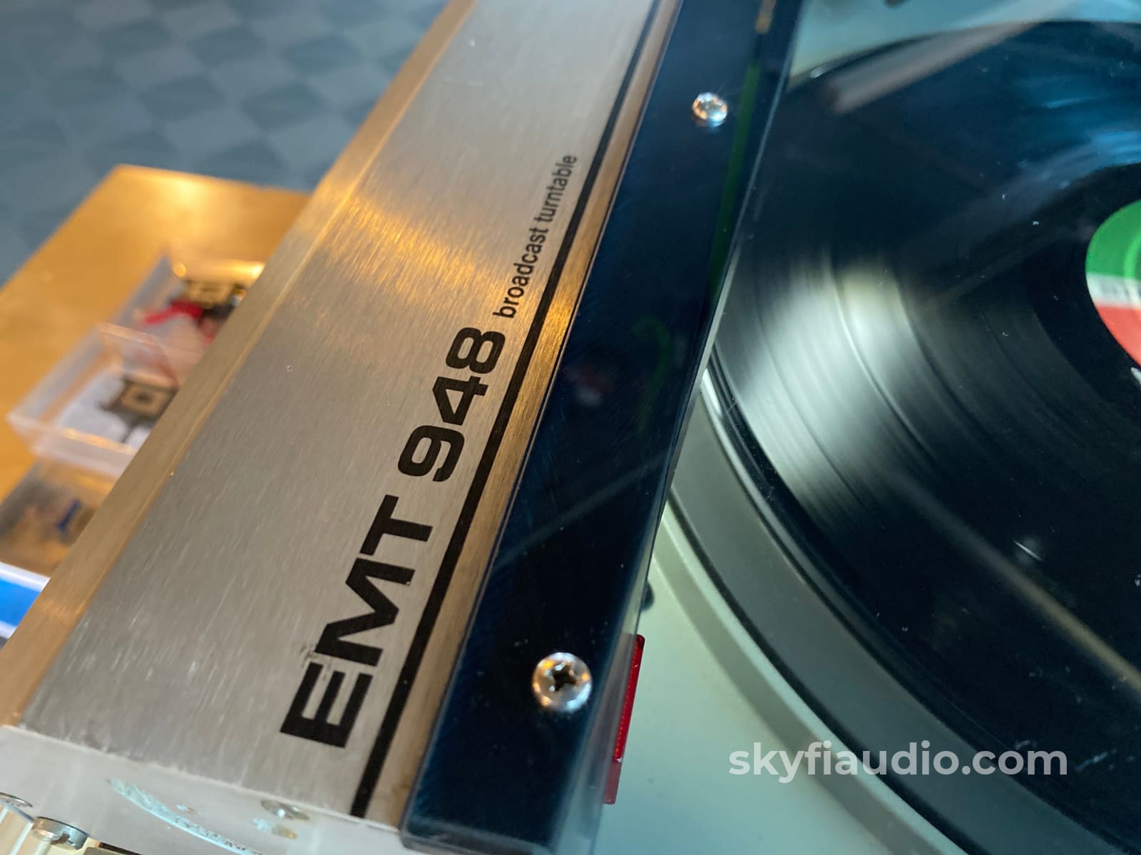 Emt 948 Vintage Studio Turntable From The Bbc - One Of A Kind Skyfi Custom Build!