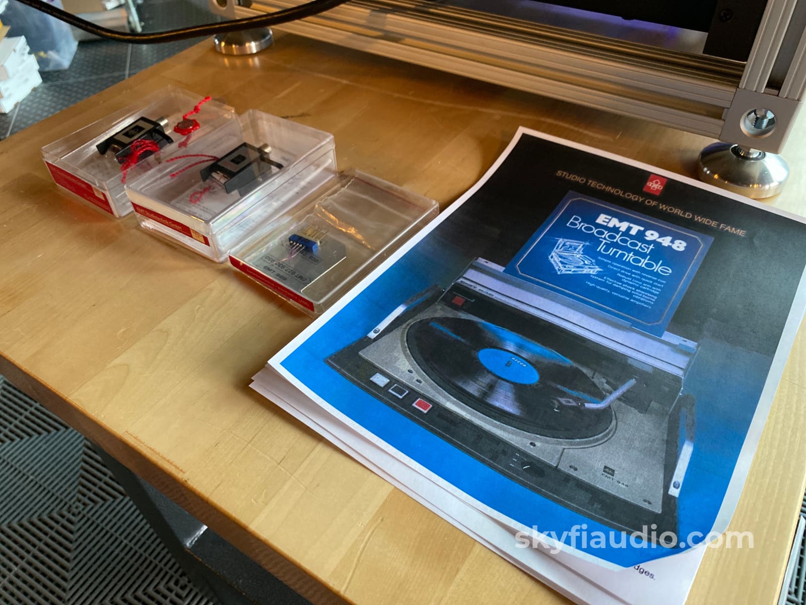 Emt 948 Vintage Studio Turntable From The Bbc - One Of A Kind Skyfi Custom Build!