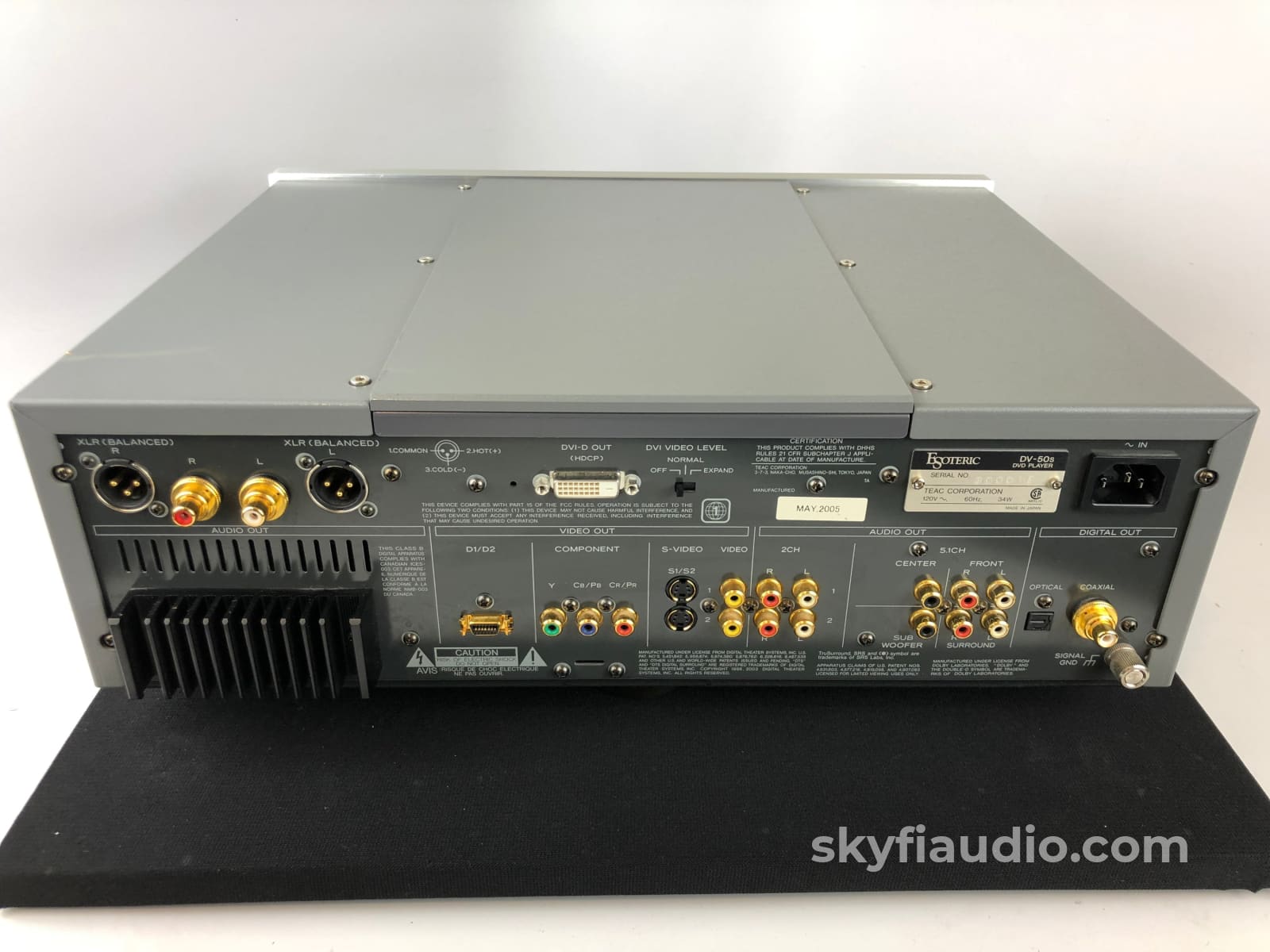 Esoteric Dv-50S Sacd/Cd Player With Remote Cd + Digital