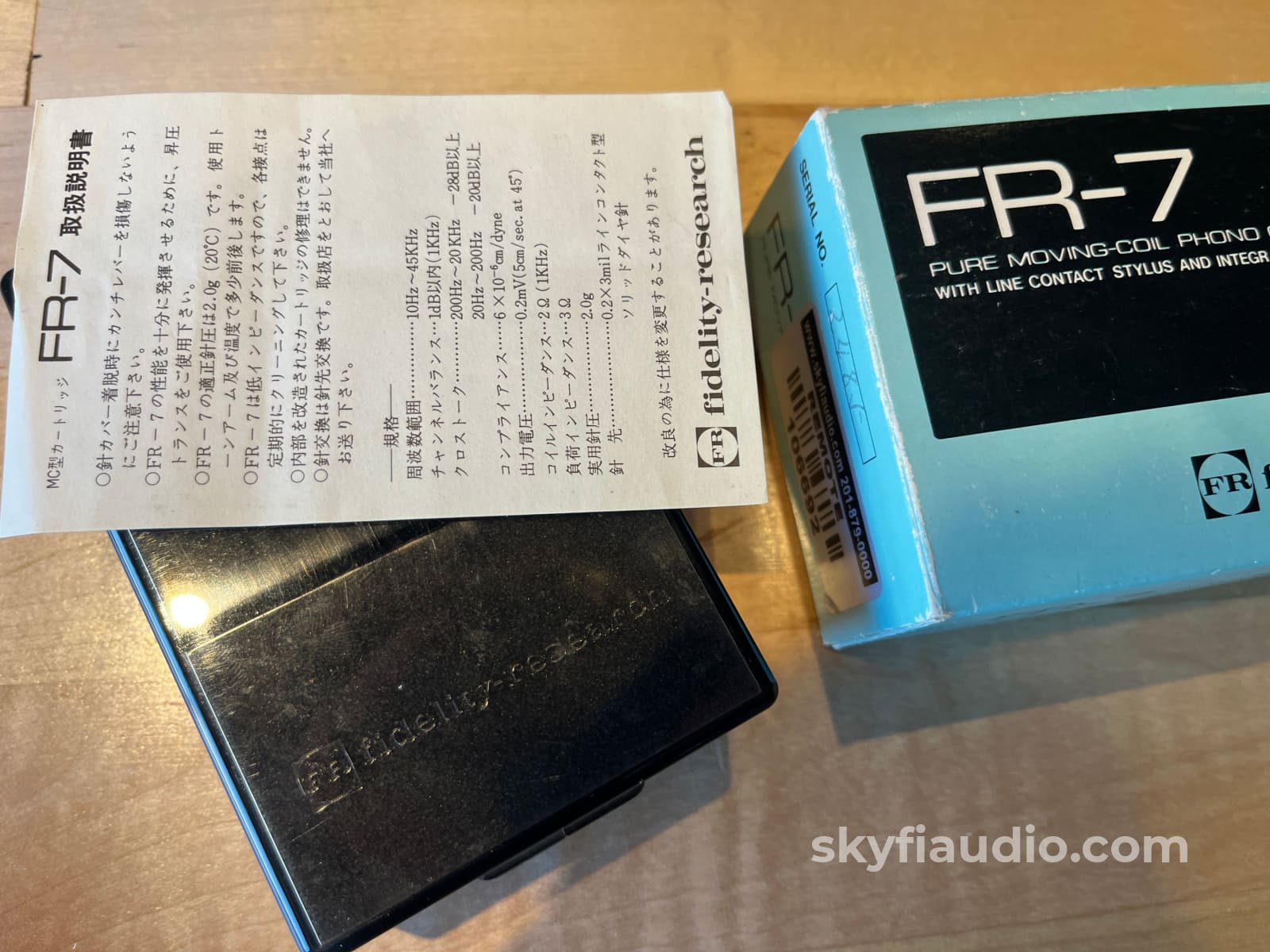 Fidelity Research FR-7 Vintage MC Phono Cartridge - With Box Phono Cartridge