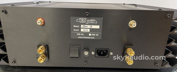First Watt SIT-3 Class A Amplifier - Like New in Box and Highly Review
