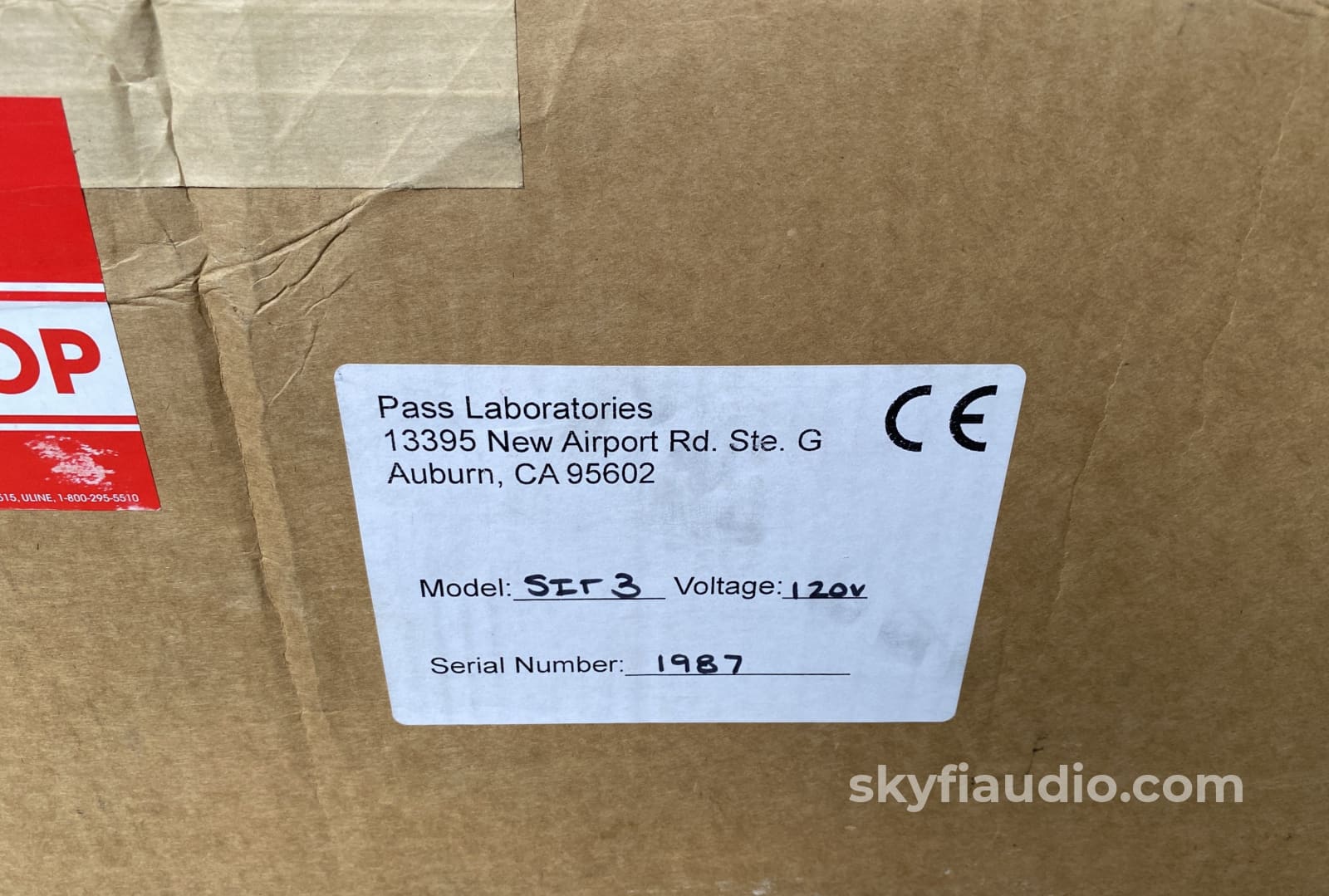 First Watt Sit-3 Class A Amplifier - New In Box 1 Of 250 Made!