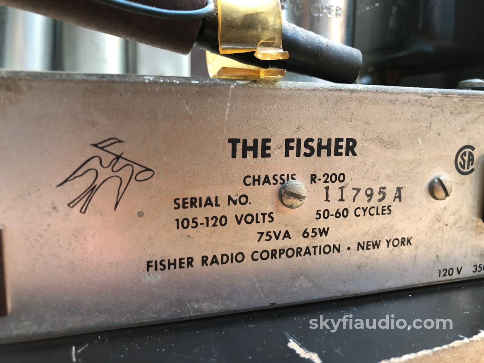 Fisher R-200 Fm-Am Multiplex Stereo Tuner - All Tube Classic And Collectible