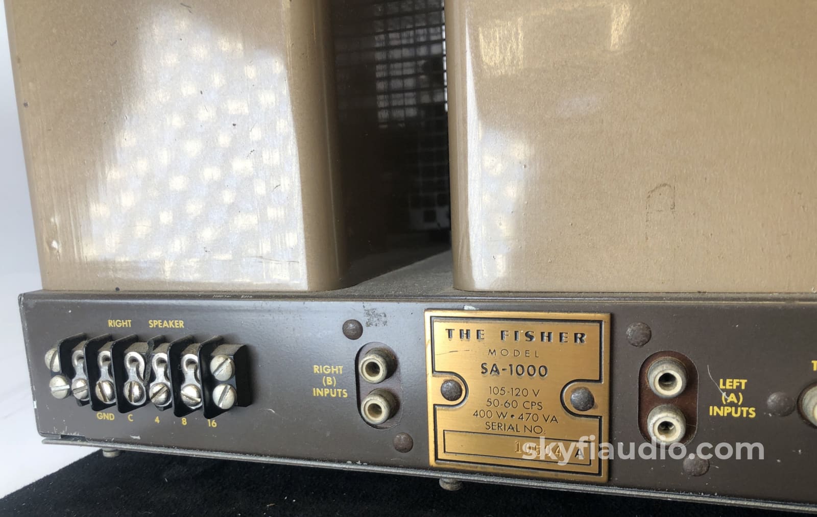 Fisher Sa-1000 Legendary Tube Amplifier - All Original