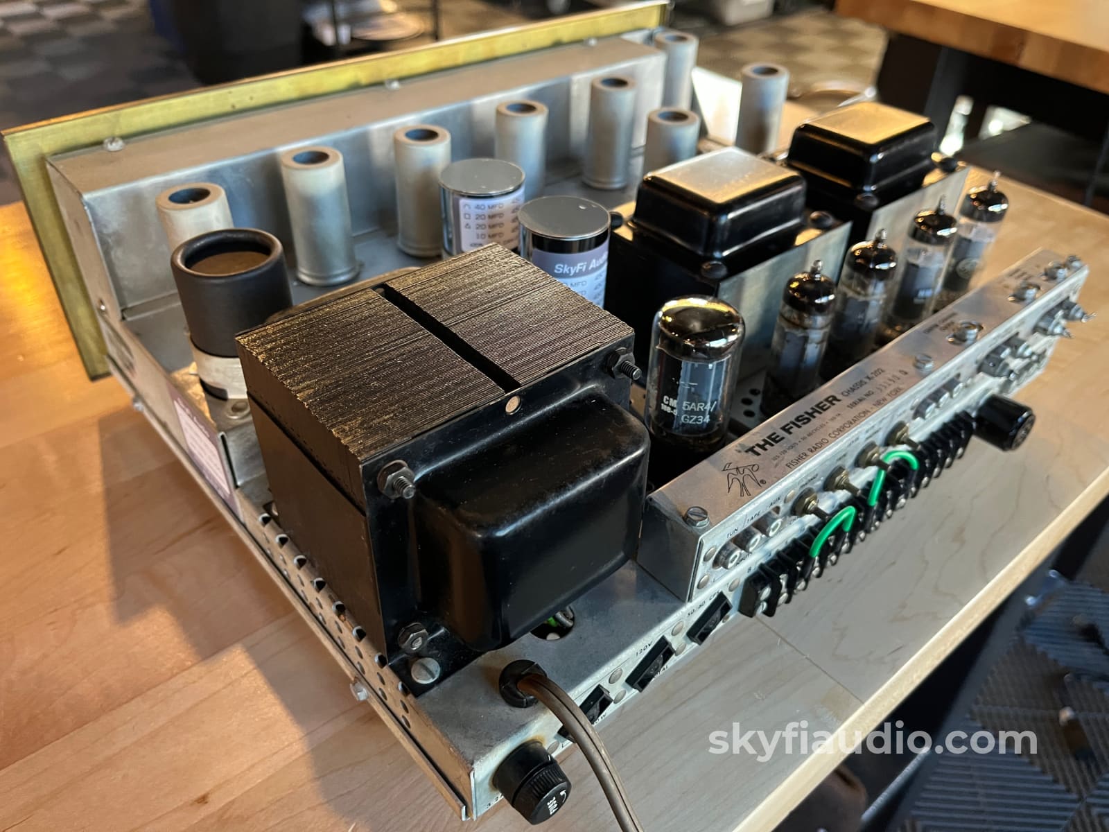 Fisher X-202 Stereo Master Control Amplifier (Integrated Amp) w/ Premium Vintage Tubes - Serviced Integrated Amplifier