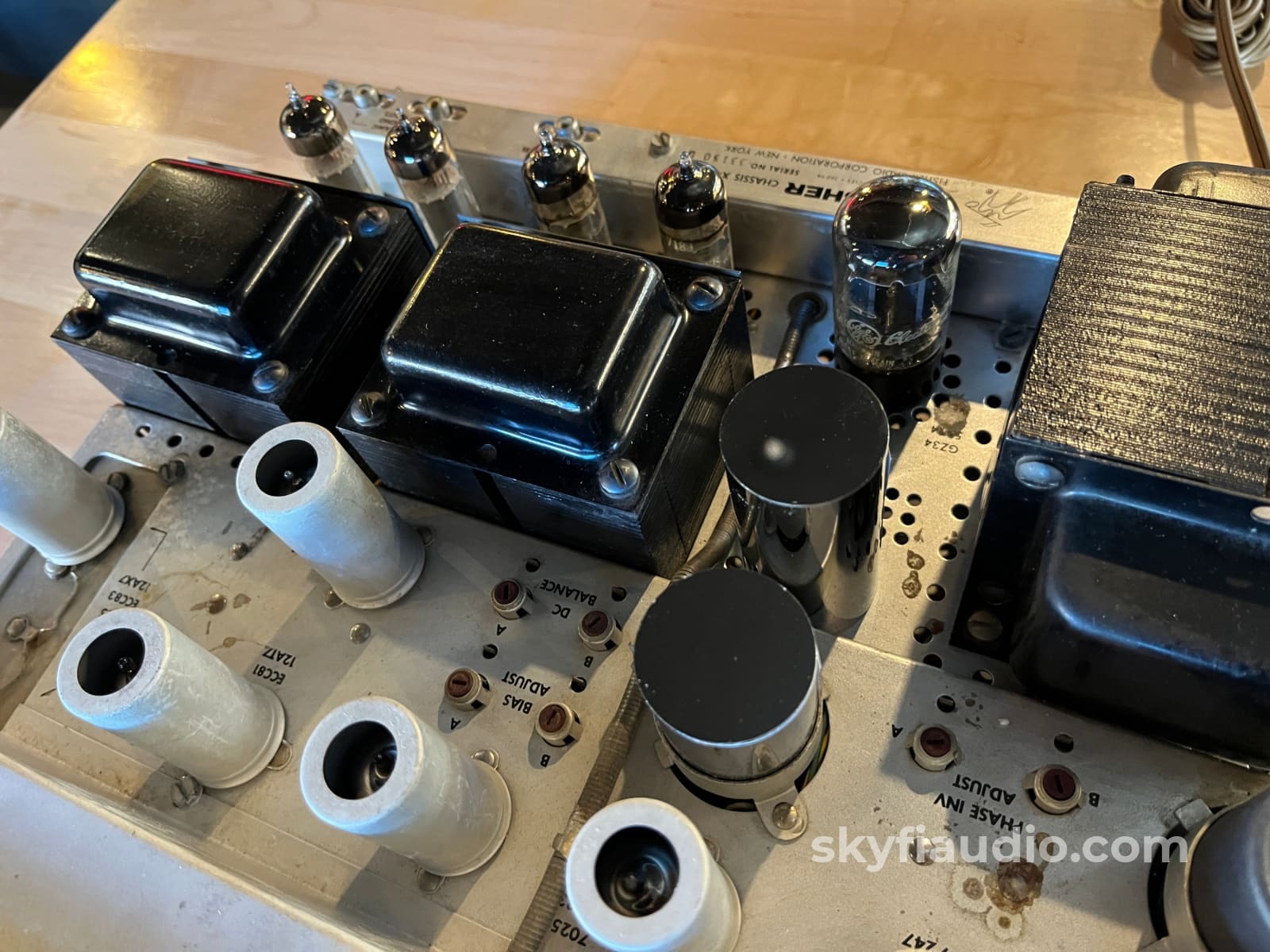 Fisher X-202 Stereo Master Control Amplifier (Integrated Amp) w/ Premium Vintage Tubes - Serviced Integrated Amplifier