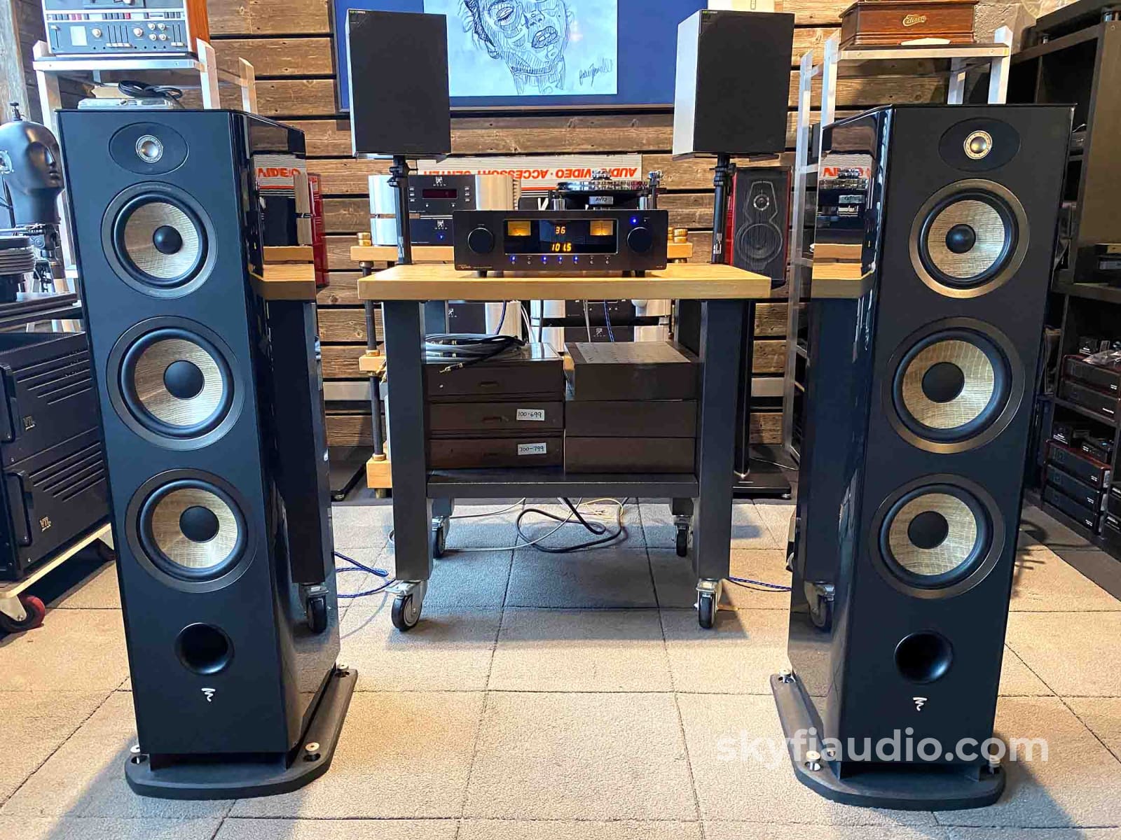 Focal Aria 948 Gloss Black Speakers - Impressive Bass Response