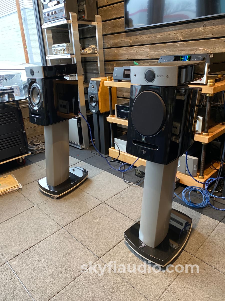 Focal Diablo Utopia Iii Speakers - As New And Complete With Stands