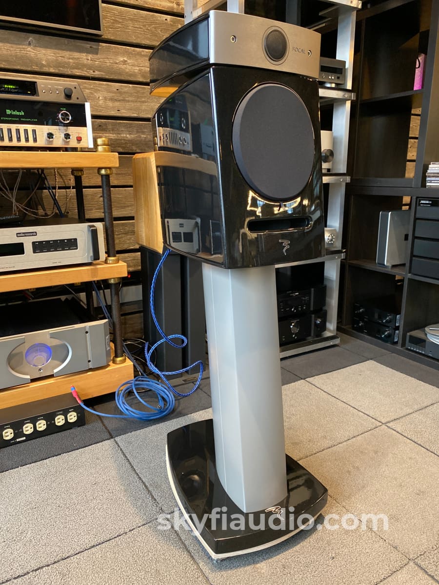 Focal Diablo Utopia Iii Speakers - As New And Complete With Stands