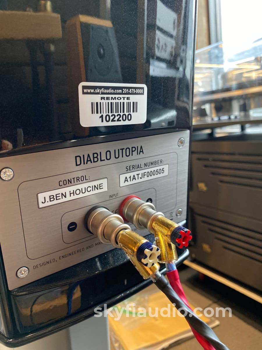 Focal Diablo Utopia Iii Speakers - As New And Complete With Stands