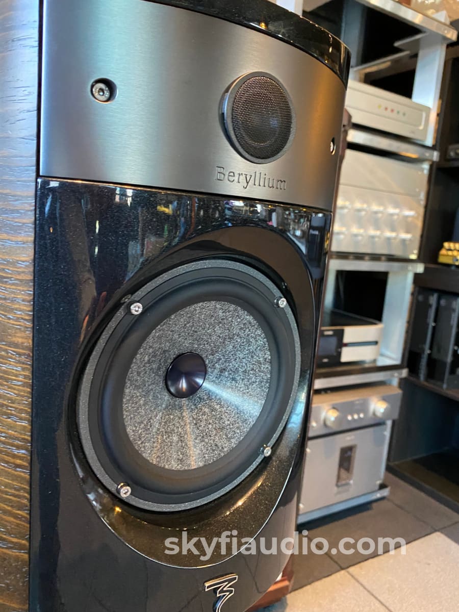 Focal Electra 1008 Be - Dark Walnut W/Focal Stands Beryllium Tweeters Speakers
