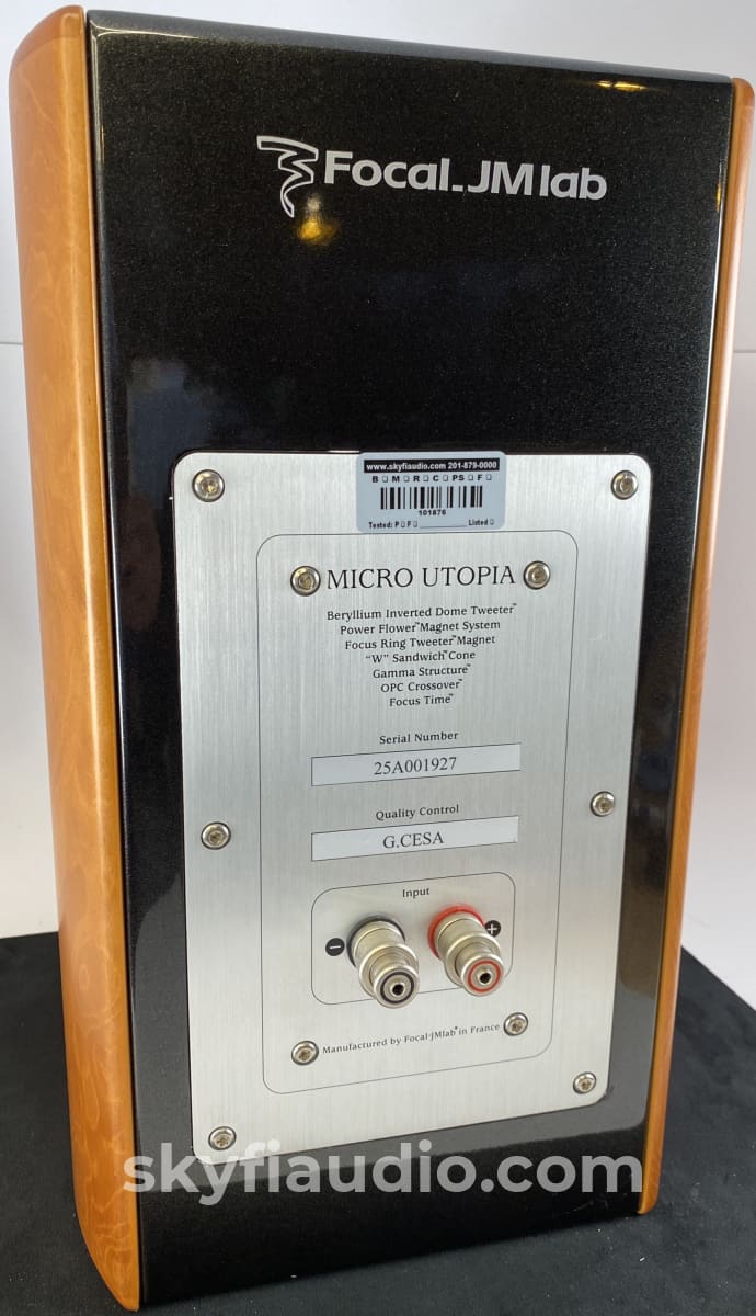 Focal Jm Lab - Micro Utopia Be Speakers With Beryllium Tweeters