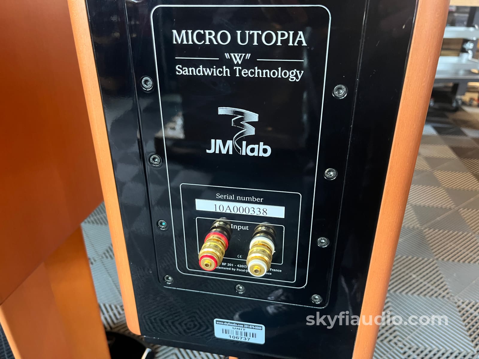 Focal JM Labs Micro Utopia Speakers - With Stands