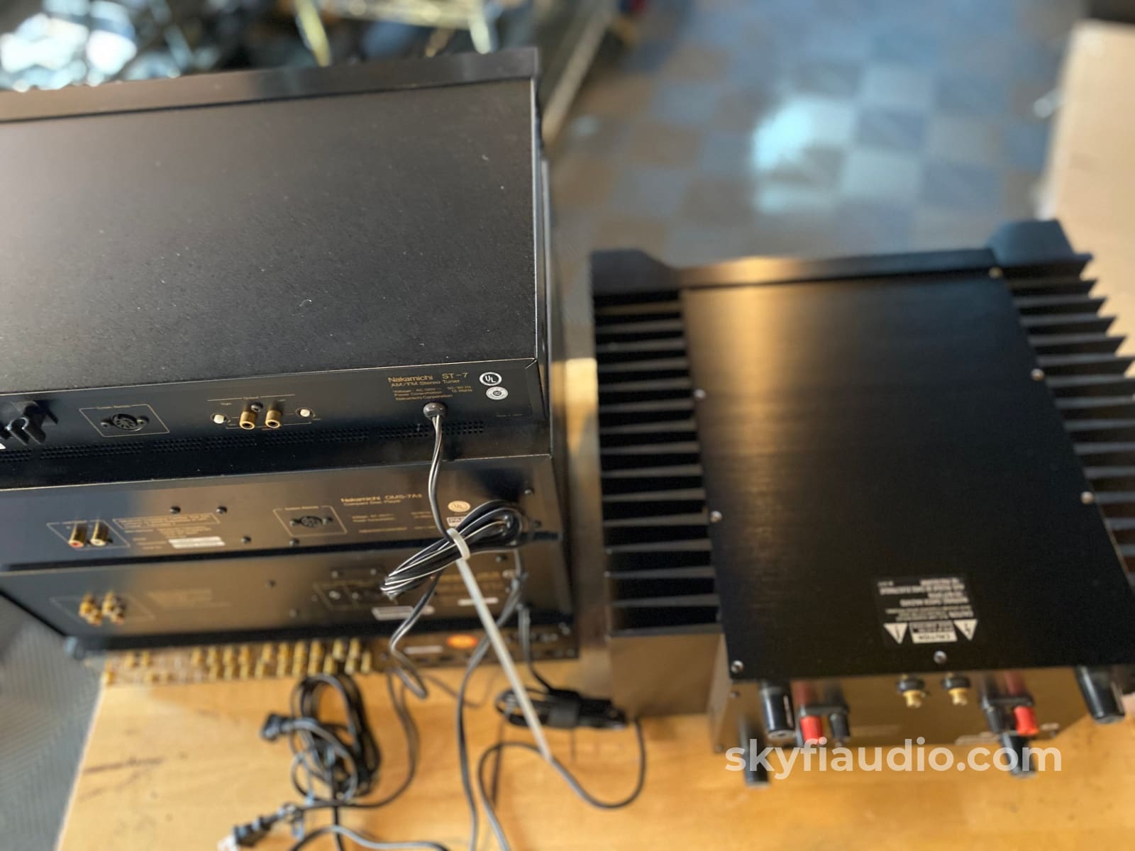 Full Nakamichi System From The Late 1980S! Stasis Pa-7 Amplifier Ca-7A Preamp More