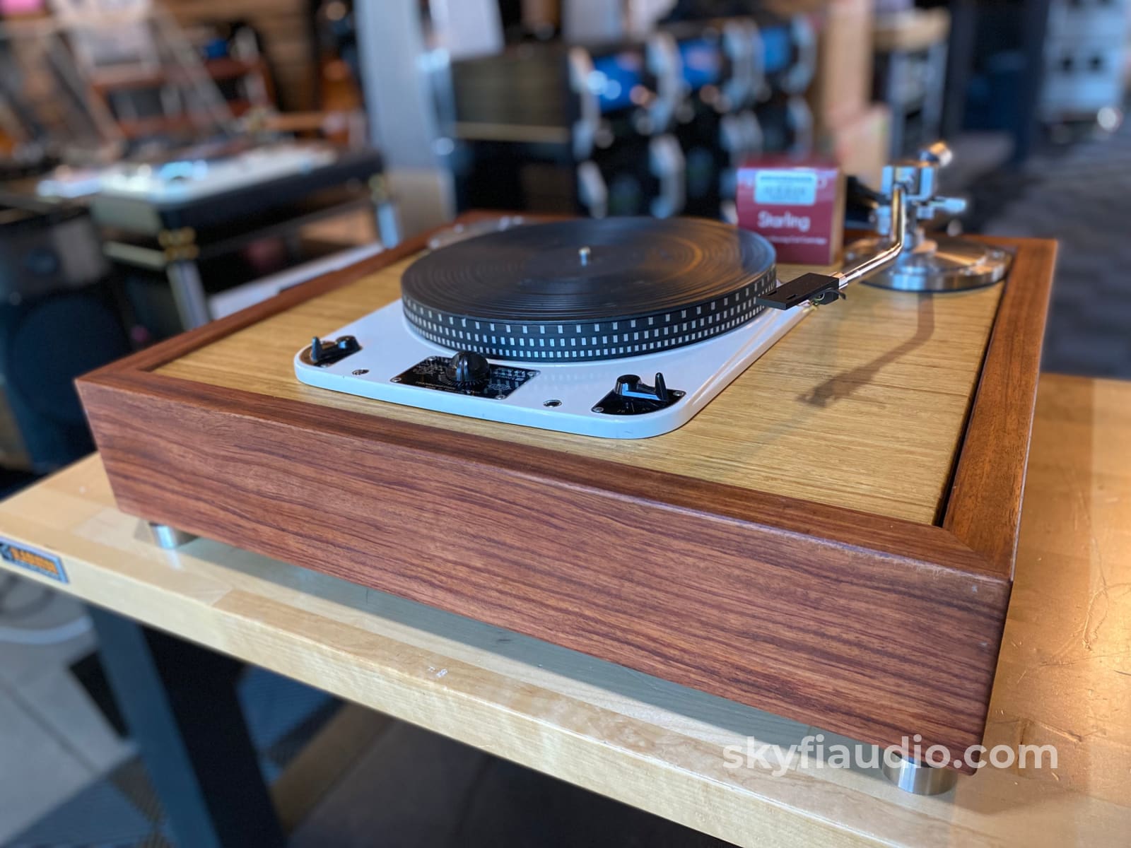 Garrard 301 Skyfi Custom Dual Tonearm Turntable With 12 Abis Arm And New Sumiko Starling