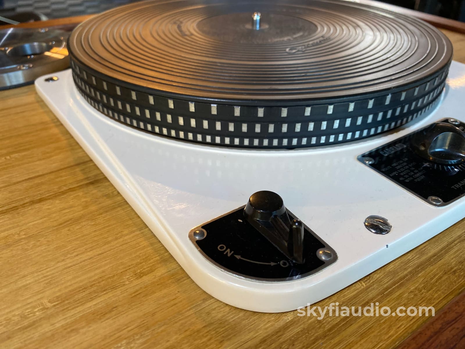 Garrard 301 Skyfi Custom Dual Tonearm Turntable With 12 Abis Arm And New Sumiko Starling