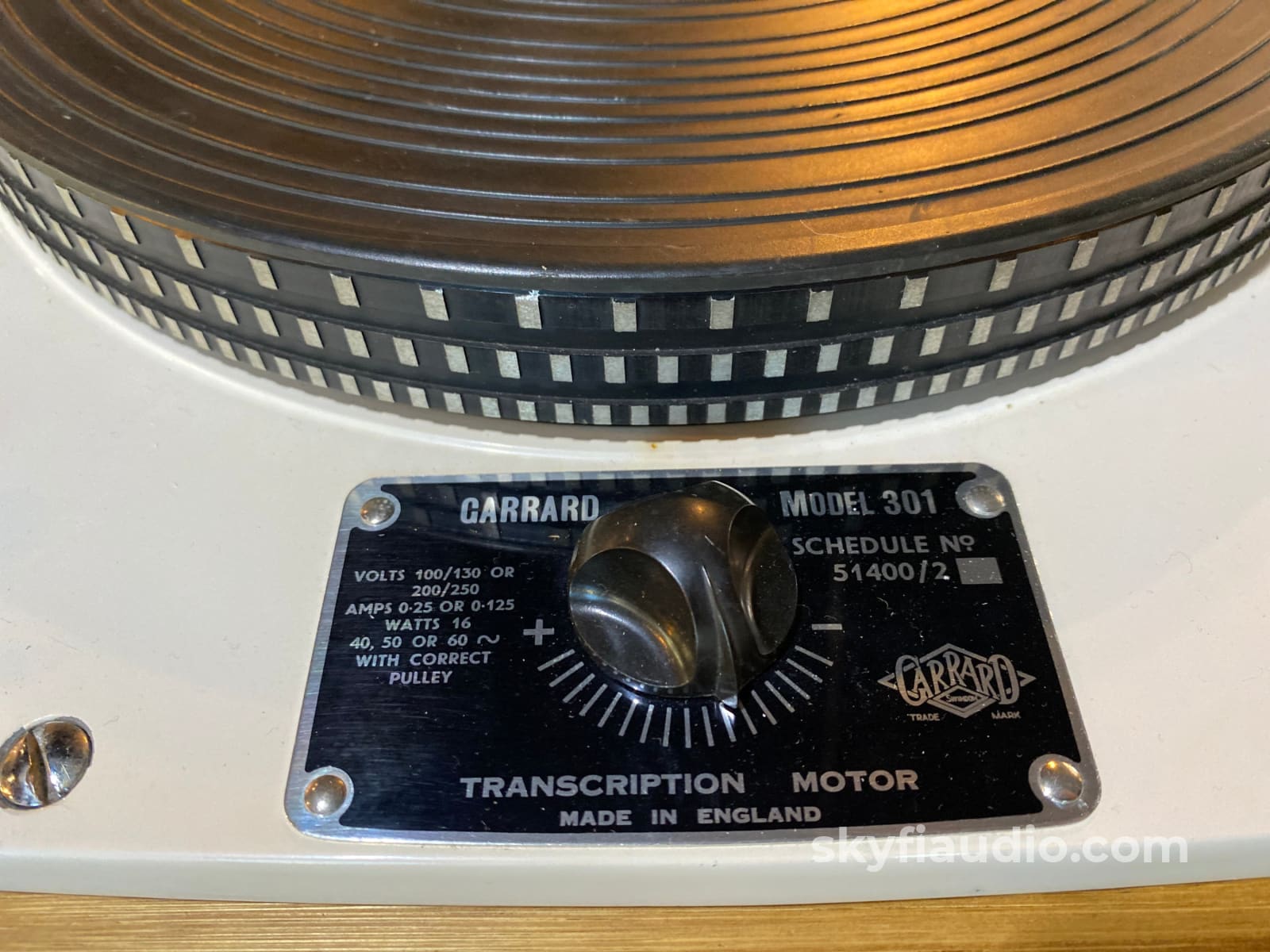 Garrard 301 Skyfi Custom Dual Tonearm Turntable With 12 Abis Arm And New Sumiko Starling