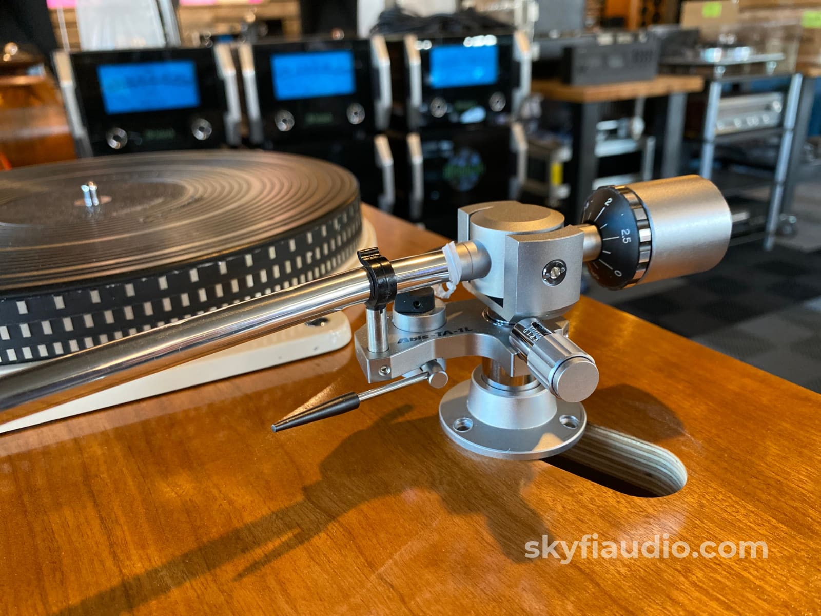 Garrard 301 Skyfi Custom Turntable With Abis 12 Arm And New Sumiko Blackbird