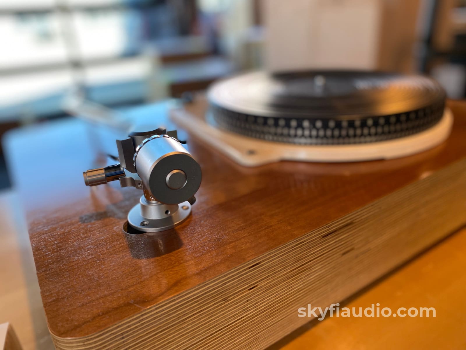 Garrard 301 Skyfi Custom Turntable With Abis 12 Arm And New Sumiko Blackbird