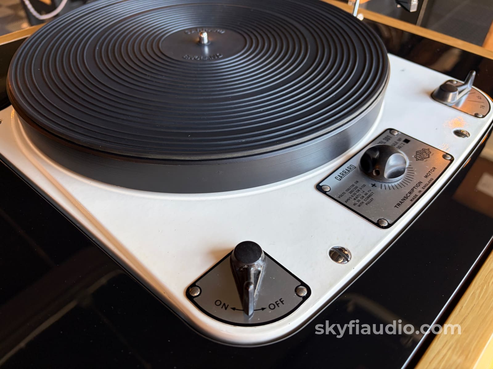 Garrard 301 Vintage Turntable w/Custom Plinth Linn Tonearm and New Sumiko Turntable