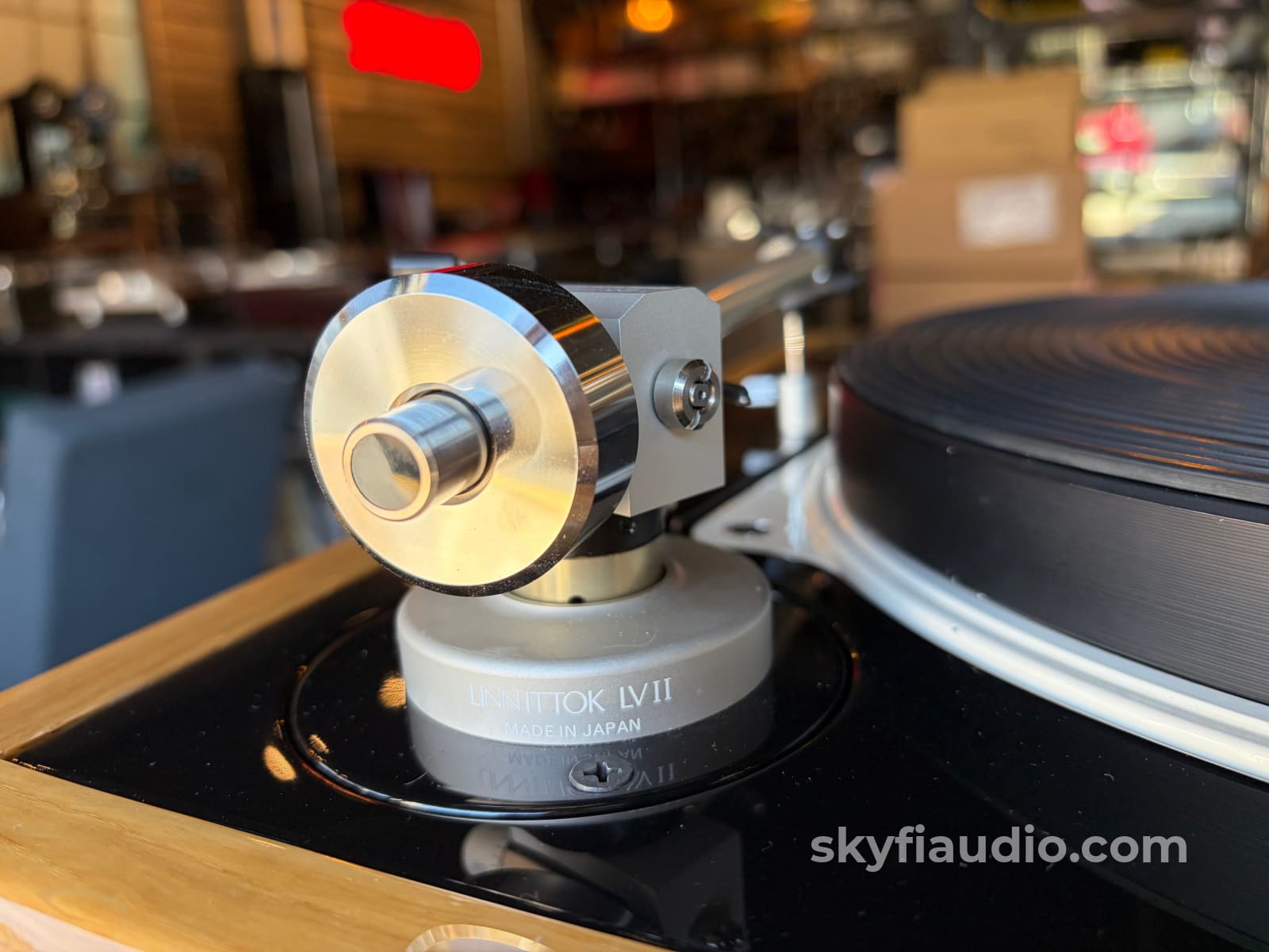 Garrard 301 Vintage Turntable with Custom Plinth, Linn Tonearm, and Ne