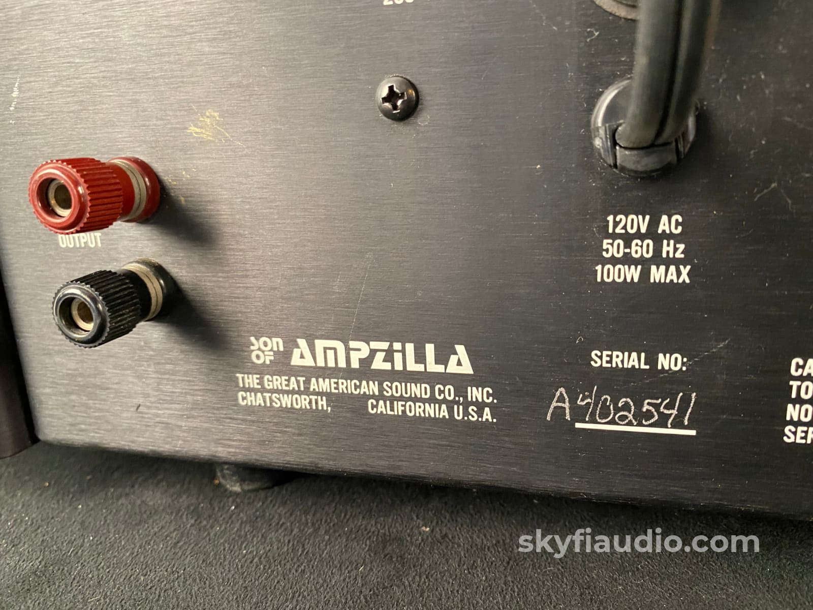 Gas (Great American Sound Company) Son Of Ampzilla Amplifier
