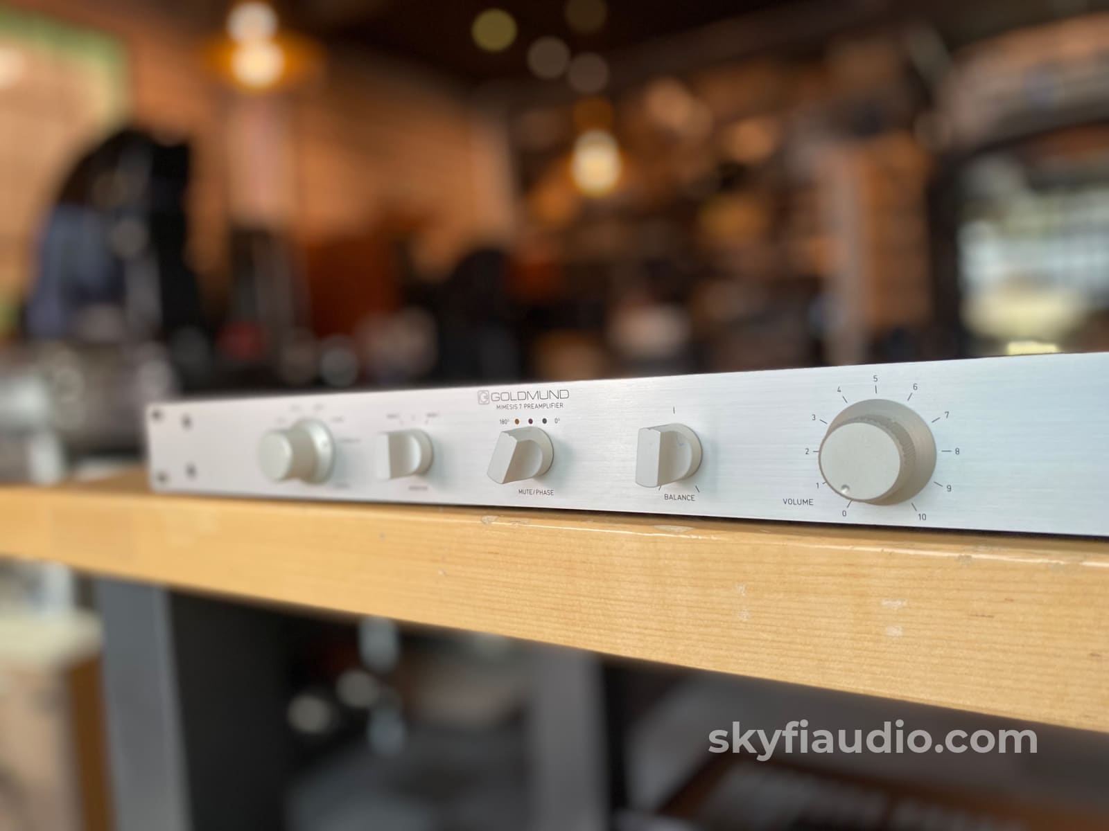 Goldmund Memesis 7 Preamp (Skyfi Restored) W/ Mc Phono + Penny & Giles Volume Control Preamplifier