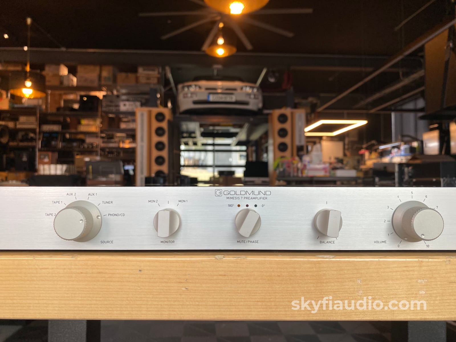 Goldmund Memesis 7 Preamp (Skyfi Restored) W/ Mc Phono + Penny & Giles Volume Control Preamplifier