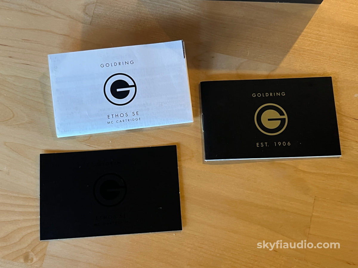 Goldring Ethos SE MC Phono Cartridge - W/ Box + Stylus Protector - Phono Cartridge